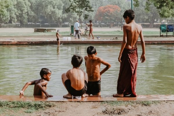 Boys in India