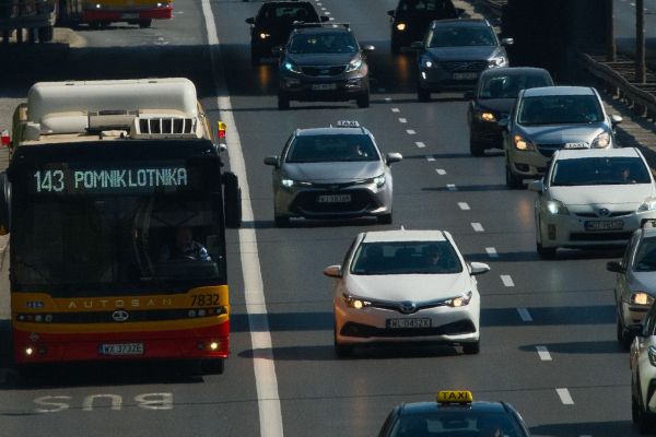 Traffic in Warsaw