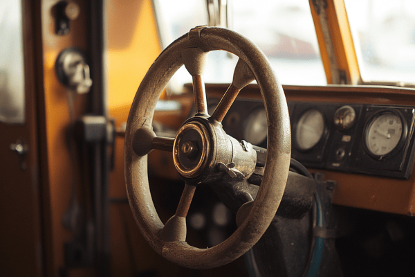 Roer van een schip