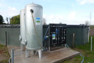 Fosfaatreductie in spuistroom van sierteeltbedrijven via innovatieve fosfaatcaptatie