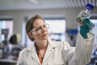VITO'er in een lab