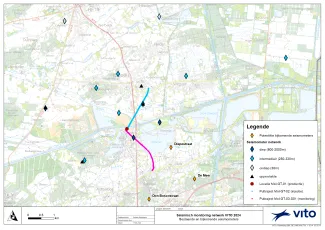 Seismometernetwerk VITO juni 2024