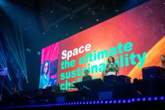 Paulina Govea Alvarez op de Love Tomorrow Summit 2026