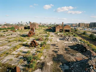 Brownfield, afbeelding gegenereerd door AI