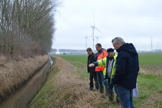 WIJ-Water veldbezoek polder van Maldegem