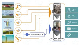 Infographic gasfermentatie