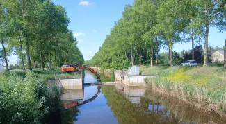 WIJ-Water manipulatie ommgekeerde stuw