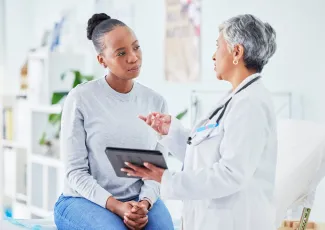 Doctor and patient