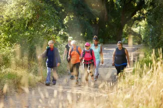 People walking
