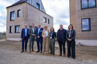 THOREAQ, innovatiehotspot voor de bouwsector met twee identieke testwoningen, opent de deuren in Genk