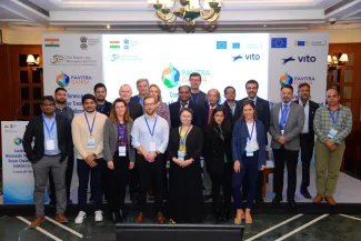 The Pavitra Ganga projectpartners op de slotconferentie in New Delhi