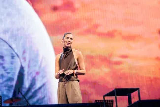Elisabeth Honinx op de Love Tomorrow Summit 2026