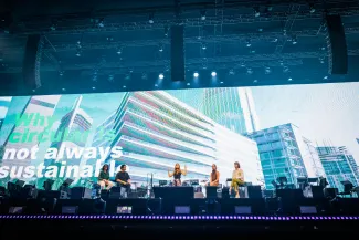 Francesca Vanoverberghe op de Love Tomorrow Summit 2026