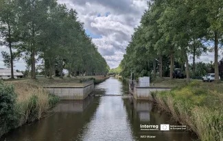 WIJ-Water omgekeerde stuw St-Laureins