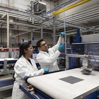 Ontwikkeling van elektrochemische componenten