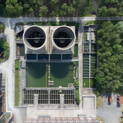 Waterzuiveringsinstallatie in Bochum, Duitsland (Jakob Schlotane)